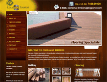 Tablet Screenshot of carramartimbers.com.au